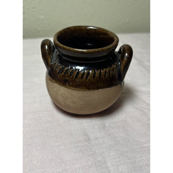 Mini Mexican Vase/Jar Clay Pottery 3” - Picture 1 of 8